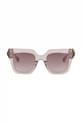 Kurt Geiger London okulary przeciwsłoneczne prostokątne różowy 4040524679
