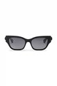 Kurt Geiger London okulary przeciwsłoneczne prostokątne czarny 4041100679