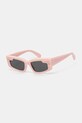 Слънчеви очила Fiorucci Rectangular Wing едноцветни розов U01FPASU134AC03PN02