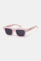 Слънчеви очила JW Anderson Jwa02 Rectangle едноцветни розов EW0005.FA0426.300