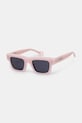 JW Anderson sunglasses Jwa02 Rectangle solid pink EW0005.FA0426.300