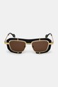 JW Anderson okulary przeciwsłoneczne Jwa03 Geometric EW0008.FA0426.999 czarny SS25