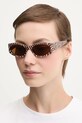 Jacquemus okulary przeciwsłoneczne OVALO JAC4C11SUN brązowy