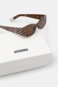 Jacquemus okulary przeciwsłoneczne OVALO brązowy JAC4C11SUN
