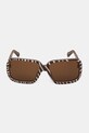 Jacquemus okulary przeciwsłoneczne CABANA JAC86C4SUN brązowy SS25