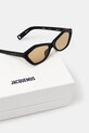 Jacquemus okulary przeciwsłoneczne BAMBINO czarny JAC42C6SUN