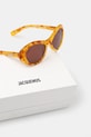Jacquemus occhiali da sole ROND marrone JAC107C5SUN
