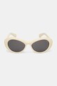 Jacquemus okulary przeciwsłoneczne ROND JAC107C2SUN beżowy SS25