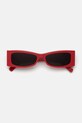 Marni okulary przeciwsłoneczne Zokoa EYMRN00099.002.Y5U czerwony