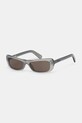 Jacquemus okulary przeciwsłoneczne CAPRI jednolita szary JAC55C6SUN