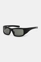 Jacquemus okulary przeciwsłoneczne AERO jednolita czarny JAC132C1SUN