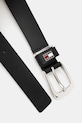 Tommy Jeans curea de piele AW0AW16999 negru SS25