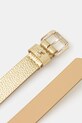 Kožený pásek Patrizia Pepe 8W0047.L138 zlatá SS25