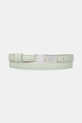Шкіряний ремінь Patrizia Pepe Planet friendly зелений 8W0055.L048