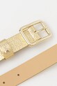 Шкіряний ремінь Patrizia Pepe 8W6408.L138 золотий SS25