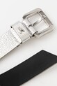 Шкіряний ремінь Patrizia Pepe 8W8684.L138 срібний SS25
