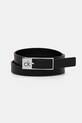 Kožený opasok Calvin Klein čierna K60K612864