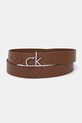 Calvin Klein pasek skórzany K60K613074 brązowy SS25