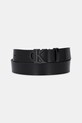 Δερμάτινη ζώνη Calvin Klein Jeans μαύρο K60K613125