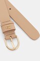 Tommy Hilfiger pasek skórzany AW0AW16836 beżowy NC25