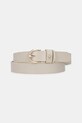 Kožený opasok Tommy Hilfiger béžová AW0AW16836