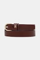 Kožený pásek Tommy Hilfiger burgundské AW0AW16836