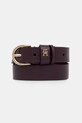 Tommy Hilfiger pasek skórzany czerwony AW0AW16836