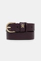 Δερμάτινη ζώνη Tommy Hilfiger κόκκινο AW0AW16836