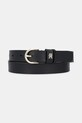 Tommy Hilfiger pasek skórzany czarny AW0AW16836