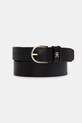 Kožený opasok Tommy Hilfiger čierna AW0AW16837