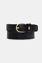 Kožený opasok Tommy Hilfiger čierna AW0AW16837
