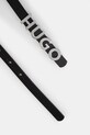 Kožený opasok HUGO 50536876 čierna SS25