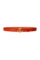 Lauren Ralph Lauren curea de piele portocaliu 412957004