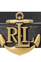 Kožený opasok Lauren Ralph Lauren 412957004 čierna SS25