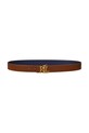 Lauren Ralph Lauren pasek skórzany 412959137 niebieski SS25