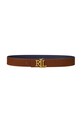 Obojstranný opasok Lauren Ralph Lauren 412959138 modrá SS25