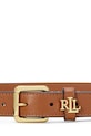 Kožený opasok Lauren Ralph Lauren 412968763 hnedá SS25