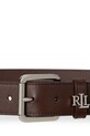 Lauren Ralph Lauren pasek skórzany 412968765 brązowy SS25