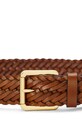 Kožený opasok Lauren Ralph Lauren 412968766 hnedá SS25