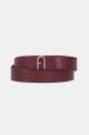 Dvostrani kožni remen Furla bordo WC00049.ARE000.3599S