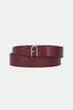 Dvostrani kožni remen Furla bordo WC00049.ARE000.3599S