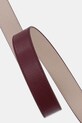 Furla curea de piele cu două fețe WC00049.ARE000.3599S burgundia SS25
