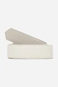 Karl Lagerfeld curea de piele A1W33147 alb SS25