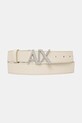 Armani Exchange pasek imitacja skóry licowej beżowy XW001203.AF13680