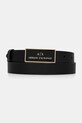 Kožený opasok Armani Exchange čierna XW000967.AF13853