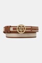 Armani Exchange cintura bilaterale finta pelle fiore marrone XW000964.AF12581