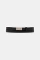 MM6 Maison Margiela pasek skórzany czarny SA5TP0011.P7258