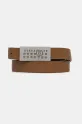 MM6 Maison Margiela leather belt brown SA6TP0010.P7258