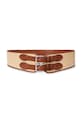 Pas Lauren Ralph Lauren Zrnato usnje bež 412961650