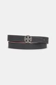 Tory Burch curea de piele cu două fețe Miller Smooth Reversible 159072.650 roz SS25
